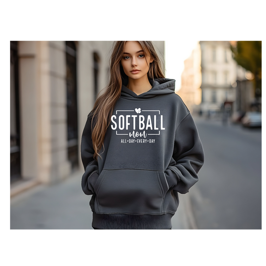 Softball mom all day every day Hoodie